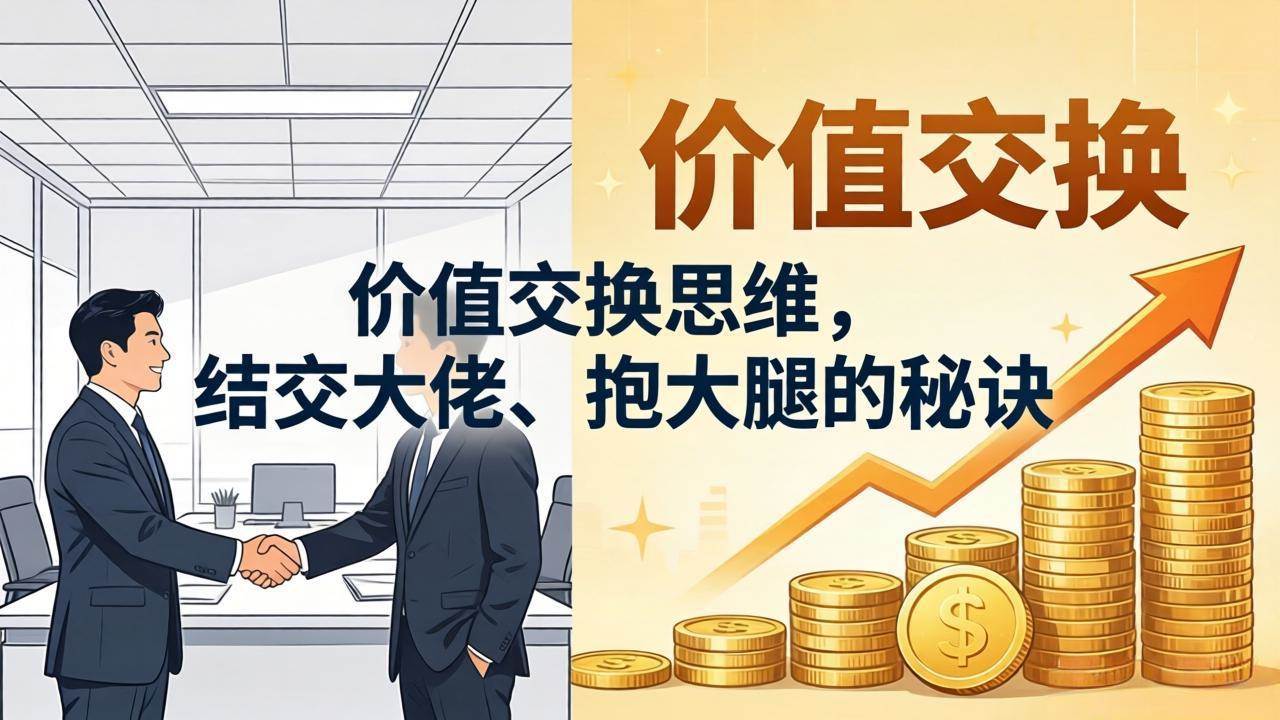 (4.30)某付费文章：价值交换思维，结交大佬、抱大腿的秘诀