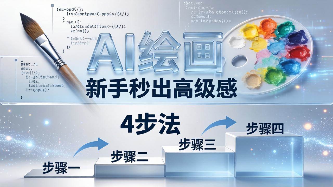 (4.28)AI绘画入门别再硬磕了！即梦4步法：万能提示词公式+BRTR框架，新手秒出高级感
