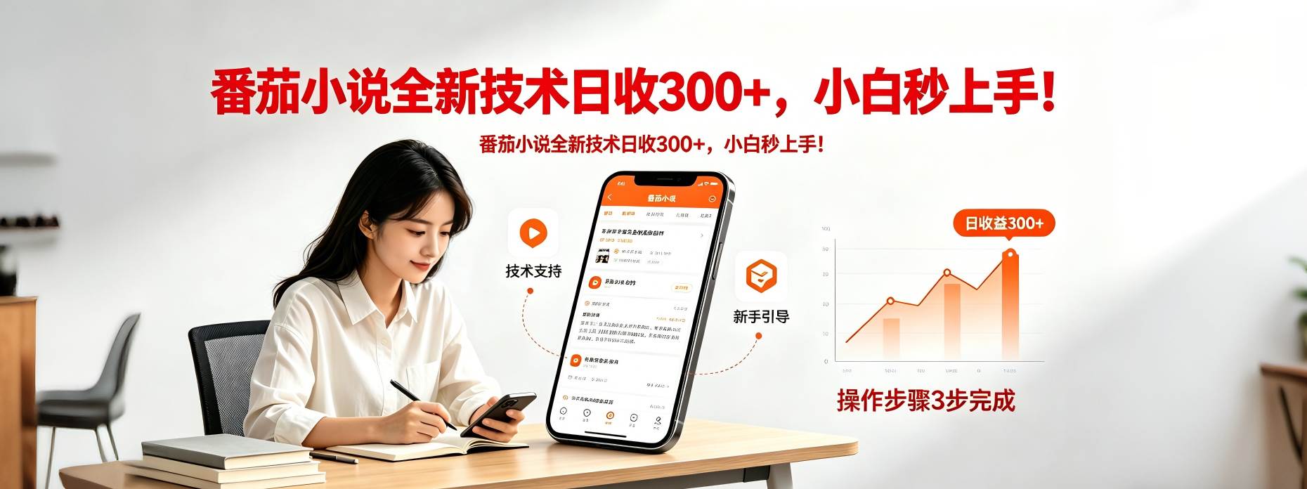 (5.10)番茄小说全新技术全新玩法！无脑日收300+